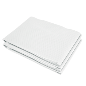 Outsunny 20' x 10' x 7' Greenhouse Replacement Walk-in PE Hot House Cover with 12 Windows Roll-Up & Zipper Door, White