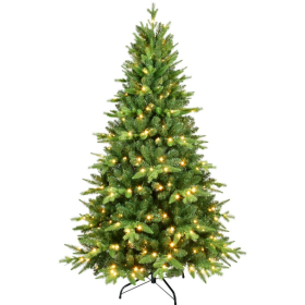 Christmas Tree 5,6,7,8,9ft PE PVC Hybrid Tree,hybrid Auto Tree Steel Wire,wire (Option: 9ft PEPVC hybrid auto tree)