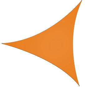 1Pc Shade Sail Patio Cover Shade Canopy Camping Sail Awning Sail Sunscreen Shelter Triangle Cover For Kindergarten Playground Outdoor (Option: Orange-S)