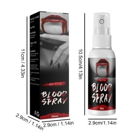 Jueyu Plasma Spray Plasma Fake Blood Vampire Zombie Artificial Blood Decoration Movie Makeup Props Plasma (Option: 3PC)