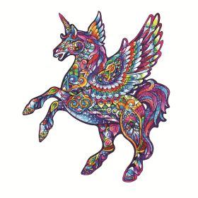 Each Piece Is Animal Shaped Christmas Gift Colorful Elephant Turtle Wooden Jigsaw Puzzles (Option: 17Style-A3)