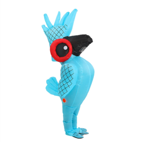 Blue Parrot Inflatable Costume Blow Up Costumes Fancy Dress Halloween Cosplay--Only Supports Self-pickup. (Color: Blue)