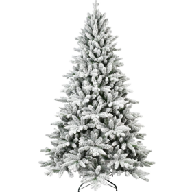 White Christmas Treemixed Flocked Tree (Option: 7ft PE PVC)